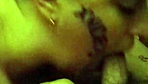 tashanic deepthroats a cock and swallows cum