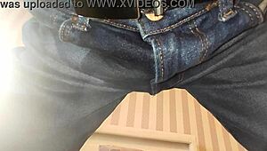 Detailed scene of peeing in bed, capturing the moment of relief and warmth