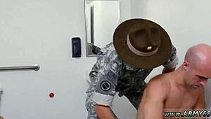 Army Gay Man Joins Orgy with Fellow Soldiers