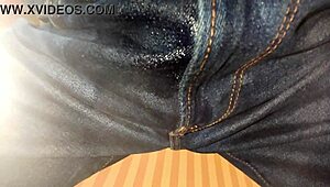 Detailed scene of peeing in bed, capturing the moment of relief and warmth