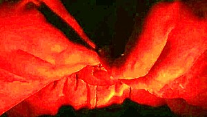 slave tied up surrenders to cock in bdsm bondage