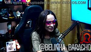 o ruan colocou a lanterna no cuzinho dela e brilhou cu led - belinha baracho podcast completo no red sheer