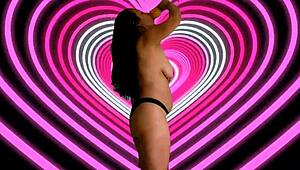 Latina undresses and dances in 4K cum preview with Agarabas and Olpr