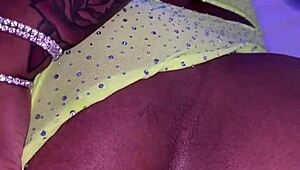 Avery Jane Teases With Her Butt Plug Behind The Scenes, Playing Anal Games In Lingerie.