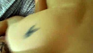 petite latina bends over for doggystyle creampie