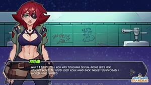 Hey, she's thrilled with that big dildo deep inside her!