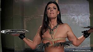 Bound MILF Endures Anal