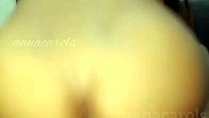 Aninha's big ass riding hard with horny rebolando moves