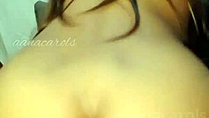 Aninha's big ass riding hard with horny rebolando moves