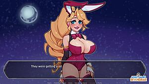 Hey, she's thrilled with that big dildo deep inside her!