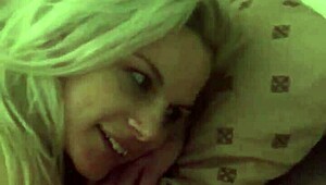 Blonde Petite Slut Deepthroats in Dorm Roommate's Bed