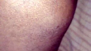 My wife surprises me with a homemade dildo for some amateur pegging fun in our bedroom.