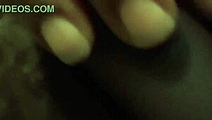 yeah, she was vibrating that hairy ebony pussy until she came hard