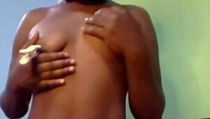 Watch this teen blonde masturbate her ass with a dildo in stockings