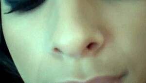 Hot Brunette Shows Off Big Natural Tits and Tight Body!