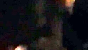 Late night sloppy blowjob from an ebony milf with wild skills in homemade action.