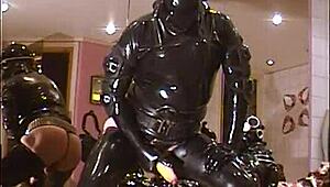 roxina in rubber and latex gets xxxl action!