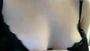 she's sucking that big black cock like a slut in interracial fuck