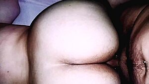 Amateur BBW goddess poses on all fours showing big ass and pussy