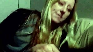 i gave that redhead amateur a sloppy handjob and blowjob, but messed up her tits a bit.