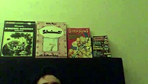 Horny woman engages in hardcore masturbation on the bed, feeling intense pleasure.