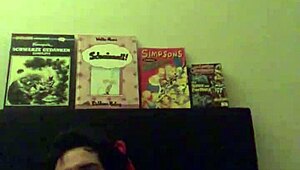 Horny woman engages in hardcore masturbation on the bed, feeling intense pleasure.