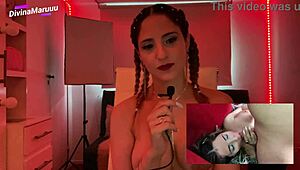 Feeling excited preparing for intense anal scenes behind the camera, Divinamaruuu