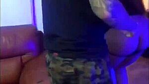 She enjoys homemade anal pleasure.