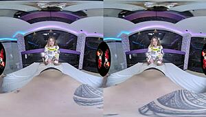 experienced latina with big tits and curvy body fucks hard in vr reality