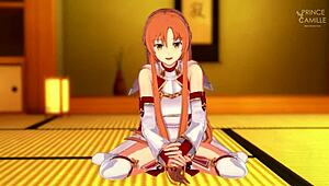 Asuna's Intense JOI Pussy Play Cum Countdown