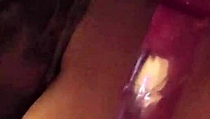 milf up early to play with big tits and ass