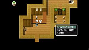 Yuka in hentai game ep 25, submissive slut in bunny costume gets pregnant in village 😈