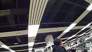 luscious czech teen gets seduced in the mall, then screwed in pov style