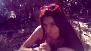 young argentinian latina slut gets lost in the forest and they fuck her pussy hard!