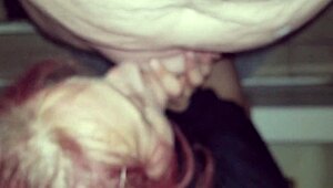 Watch this milf deepthroat a big cock like a slut!