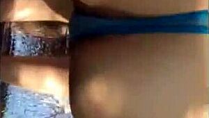 young argentinian latina slut gets lost in the forest and they fuck her pussy hard!