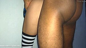 Our little 18+ secret unfolds as my step brother-in-law gives me a creampie in the hotel while my step sister is away.