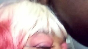 diana gets a dirty facial treatment