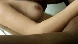 Husband and Wife Share Intimate Moments at Home