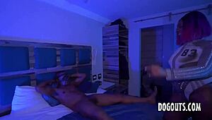 Amateur Ebony Performer Ladi Phoenixx In Intense Scene