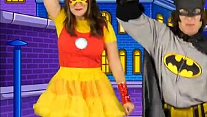 alyssa from bounce patrol poses with natural tits in clothes