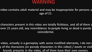 rem in bikini and high socks bedroom scene