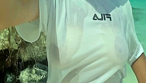 Extreme Hot Slut Plays with Outdoor Ass and Pussy