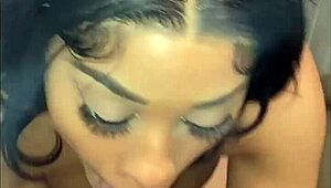 sneaking around in the bathroom quietly