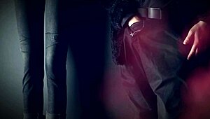 masturbating with imaginary friend watching cumshot session