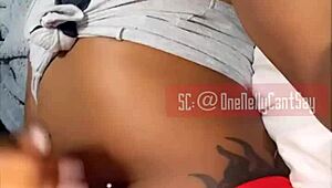 She Craves The Cock, Teasing With Panties And Thong On Her Ass