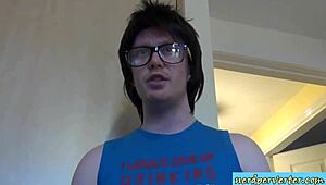 Nerd seduces his secretary