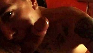 Intriguing encounter where I suck off that idiot guy in a gay scene