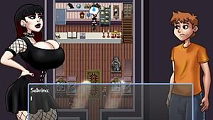 Sabrina succumbs to monster cock temptation