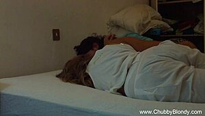 amateur italian couple enjoys playful bedroom moments with european charm